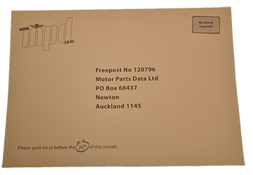 Envelop with address
